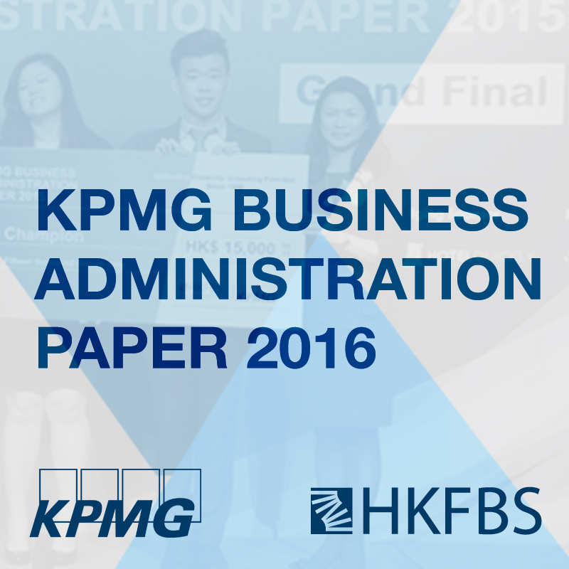 KPMG Business Administration Paper 2016