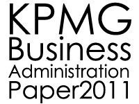 KPMG Business Administration Paper 2011